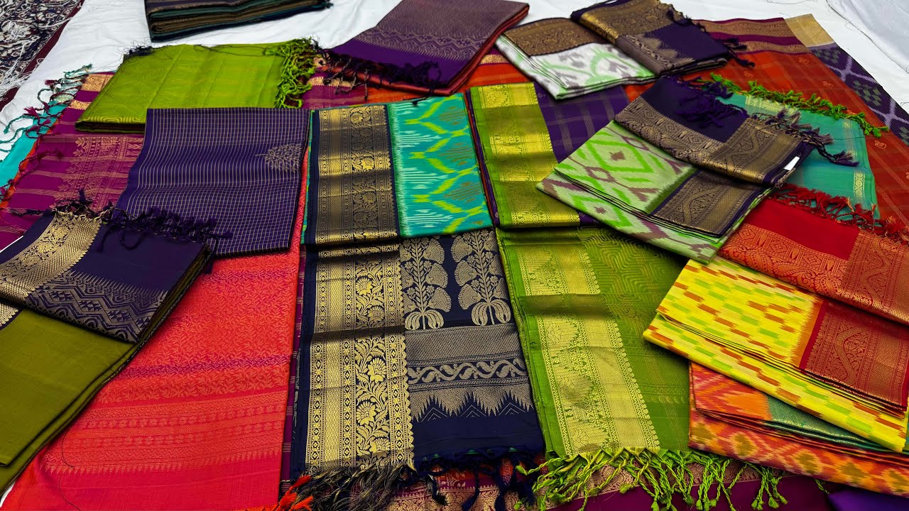 Bangalore Wholesale ಕೈ ಮಗ್ಗದ ರೇಷ್ಮೆ Soft Silk Saree Collection ನೆಕಾರರಿಂದ ನೇಕಾರರ ಬೆಲೆಯಲ್ಲಿ Single AVL