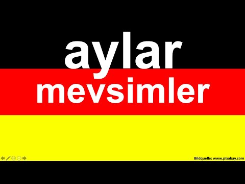 Almanca AYLAR ve MEVSİMLER