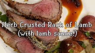 HERB CRUSTED RACK OF LAMB AKA GORDON RAMSAY'S HELL'S KITCHEN DISH! IS IT WORTH IT? | CHUCK IS COOKIN