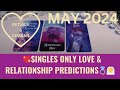 💖SINGLES ONLY LOVE & RELATIONSHIP PREDICTIONS💍👰🏡 MAY 2024💐💖PICK A CARD🪄💎INITIALS & CHARMS