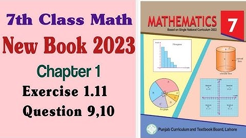 Class 7 Maths New Book Chapter 1 Exercise 1.11 Question 9,10