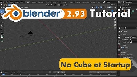 How to Change the Startup File in Blender 2.93