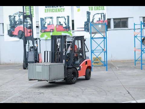 Tailift Material Handling | Semi rough terrain truck, PFG30 SRT bumpy road performance - video from Tailift