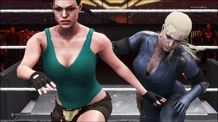 FULL MATCH - Ronda Rousey vs. Lara Croft - WWE 2K2...