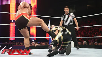 Goldust vs Rusev: Raw, March 30, 2015