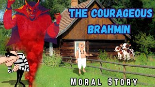 Moral story | kids learning | bedtime stories | story | The Courageous Brahmin | Thief । Demon ।