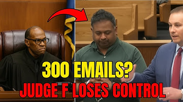 “Rechter explodeert na het horen van 300 e-mails!”