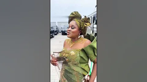 Toyin Abraham AJEYEMI holding the wedding letter of IYABO OJO'S daughter PRISCILLA #jp2025 #trend