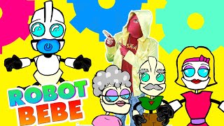 El Robot Bebe - Baby Shark Manito Y Maskarin Tiburon Bebe