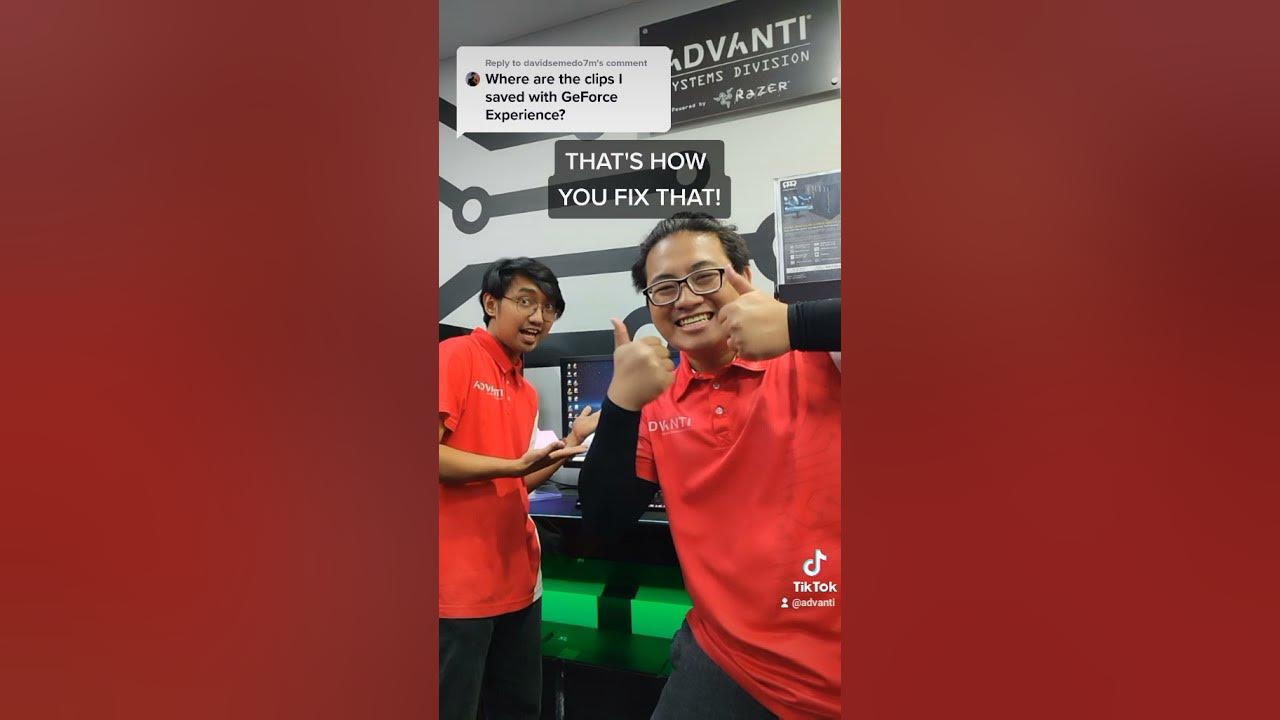 Where to find the saved clips GeForce Experience YouTube