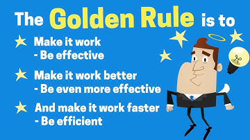 Efficiency vs Effectiveness