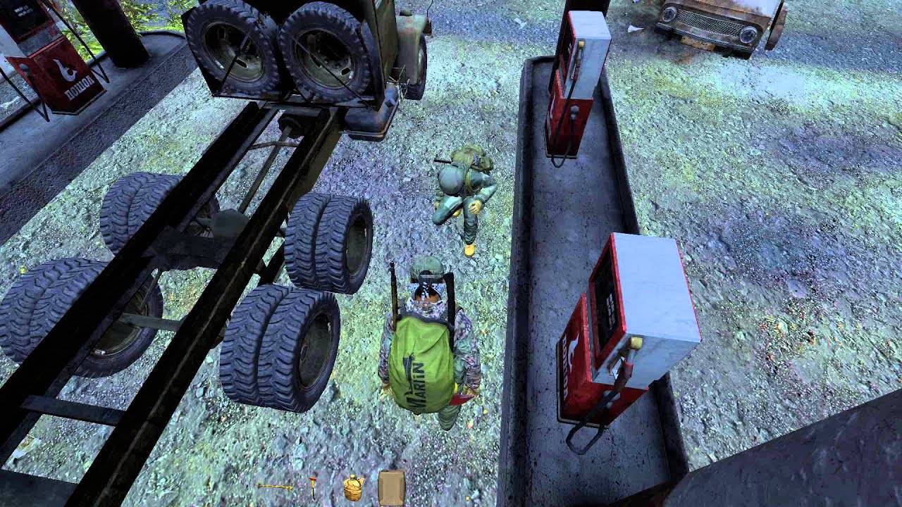 Dayz как заправить машину