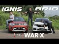 CVT WAR X: HONDA BRIO RS CVT vs SUZUKI IGNIS GX AGS | MOBIL TERLARIS 2020 VS MOBIL TERBAIK DIKELAS?
