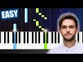 Zedd, Maren Morris, Grey - The Middle - EASY Piano Tutorial by PlutaX