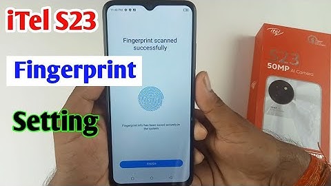 iTel s23 me fingerprint screen lock Kaise lagaye / how to set fingerprint lock itel s23