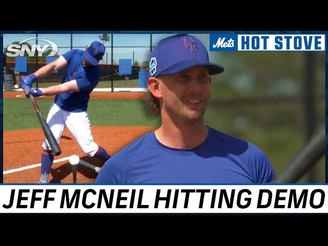 Jeff McNeil hitting demo: here's how the batting champ steps up to the  plate, Mets Hot Stove