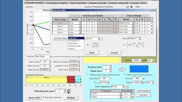 Rock Classes, Common Petrophysical Properties