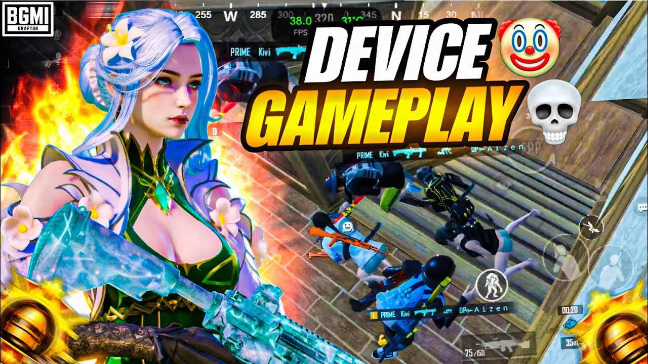 Device 🤡 Gameplay 🗿 | India's No1 40Fps Player 🔥 | BGMI - PUBG |
