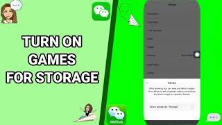 How To Turn On Games For Storage On WeChat App screenshot 2