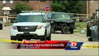 17-year-old boy dead, child injured in New Orleans East double shooting