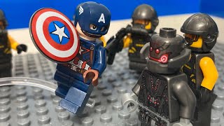 Lego Captain America Stopmotion Fight 