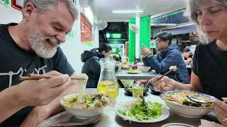 Eating Bun Rieu in Da Nang 2024