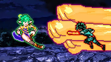 Cosmic Elf Aria V2 (New) VS Deku Final MG9 (all form) in Jump Force #Mugen