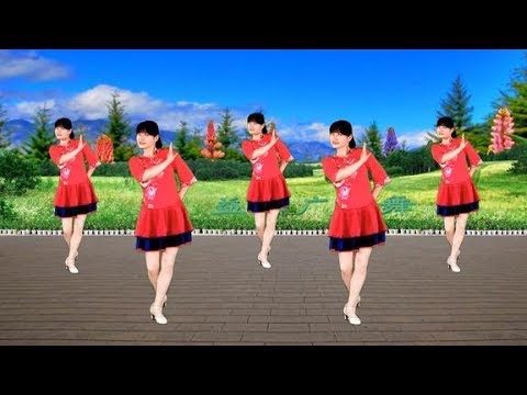 一支优美的16步《真心爱你》大众健身广场舞，蛮适合初学的舞友