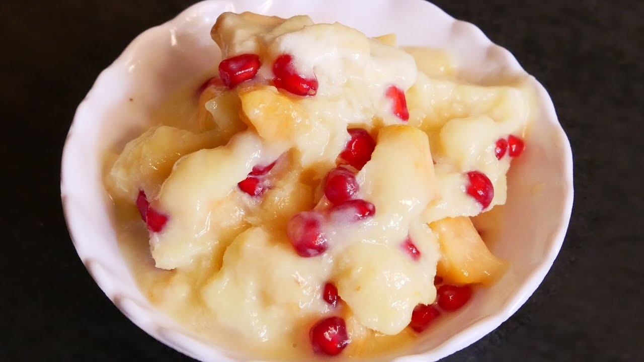 custard and ice cream together