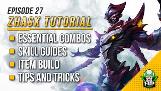 Zhask Tutorial & Guide 2023 (English): Skills, Combo, Tips & Tricks | Mobile Legends | ML screenshot 5