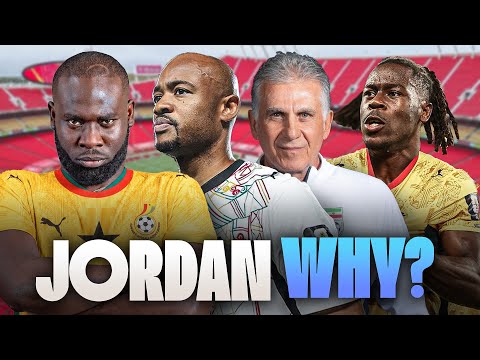 BLACKSTARS LINE UP INFLUENCED AGAIN ? JORDAN WHY ? CARLOS QUEIROZ OUT😕 GHANA 0 : 1 COLOMBIA 