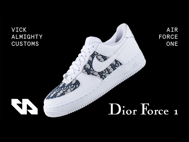 DIOR CUSTOM AIR FORCE 1 - TUTORIAL (PAINTED) 