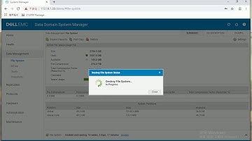 Filesystem destroy for EMC DATA DOMAIN