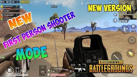 PUBG Mobile (Light Speed) |New Update Android/IOS 0.6.1 FPS Mode