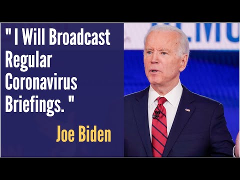 Biden says he will broadcast regular coronavirus briefings | USA NEWS