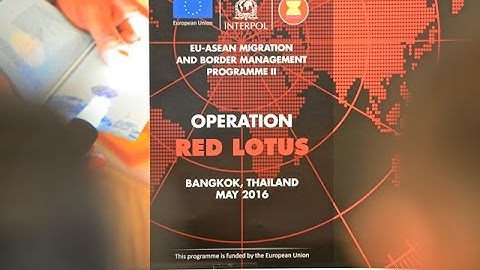 INTERPOL Operation Red Lotus 2016