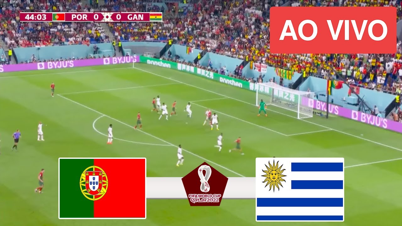 Portugal x Uruguai ao vivo na Copa do Mundo: onde assistir e