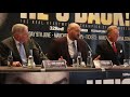 THE MAC IS BACK! -TYSON FURY **FULL & UNCUT** COMEBACK PRESS CONFERENCE - WITH FRANK WARREN