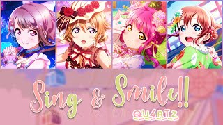 QU4RTZ - Sing & Smile!! (Color Coded, Kanji, Romaji, Eng)