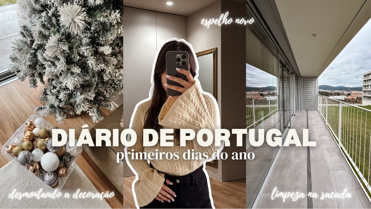 PRIMEIROS DIAS DO ANO NA CASA NOVA 🏠 | espelho novo, mercado, decoração de natal, faxina na sacada