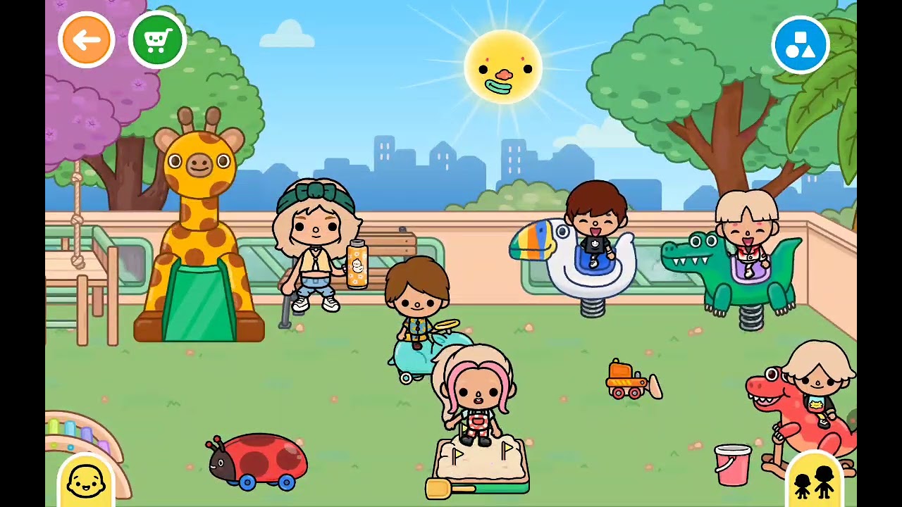 De tweeling gaat naar groep 2  deel 2( toca live world )