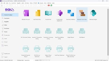 SQL Accounting and Billing Software Preview - SQL Accounting