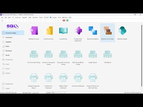 SQL Accounting and Billing Software Preview - SQL Accounting