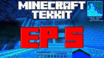 Minecraft Tekkit Episode 5 - Solar Panels & Glass Fibre Cables :D