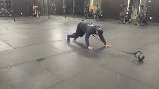 loaded reverse bear crawl
