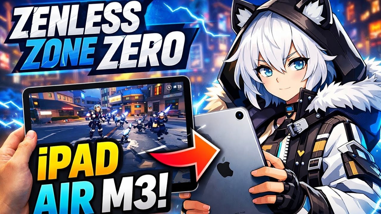 Playing Zenless Zone Zero on iPad Air M3 – Graphics & Performance Test