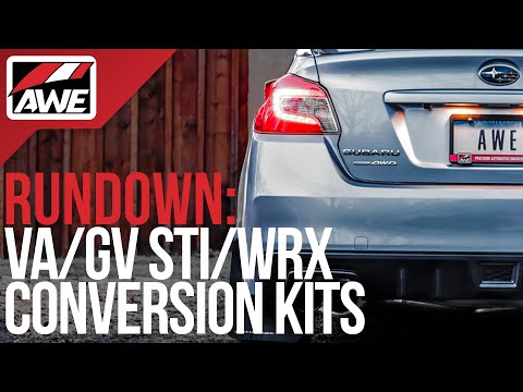 ProductRundown: AWE Exhaust Conversion Kits for the Subaru VA/GV STI/WRX Sedan & VA WRX