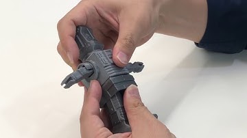 Foldable robot-MV, folding process