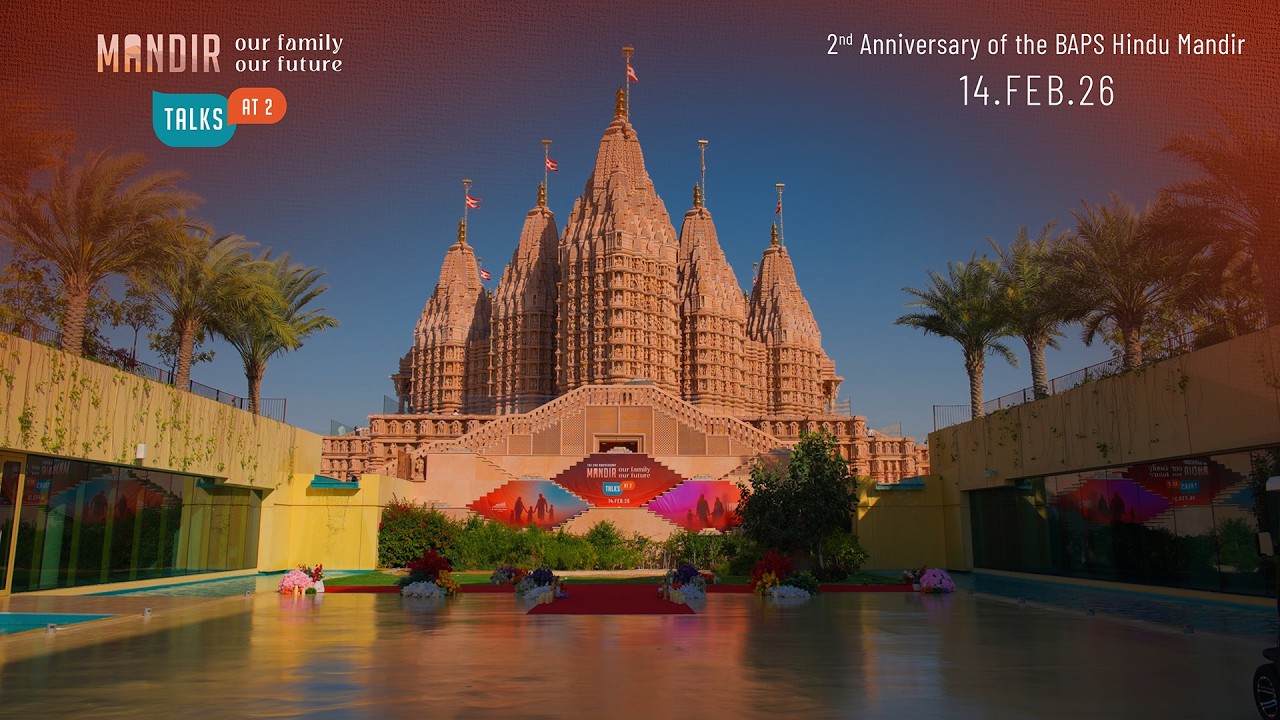 Four Million Hearts, One Message of Harmony: BAPS Hindu Mandir Celebrates 2nd Anniversary, Abu Dhabi