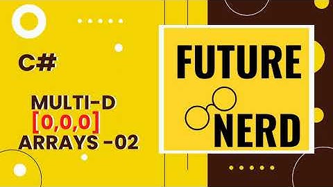 C#  - What is a 3D array in c# (Part-03) | #array #3darray #what